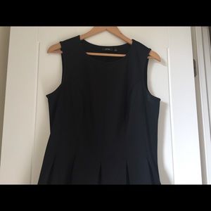 Black and white stripped dress